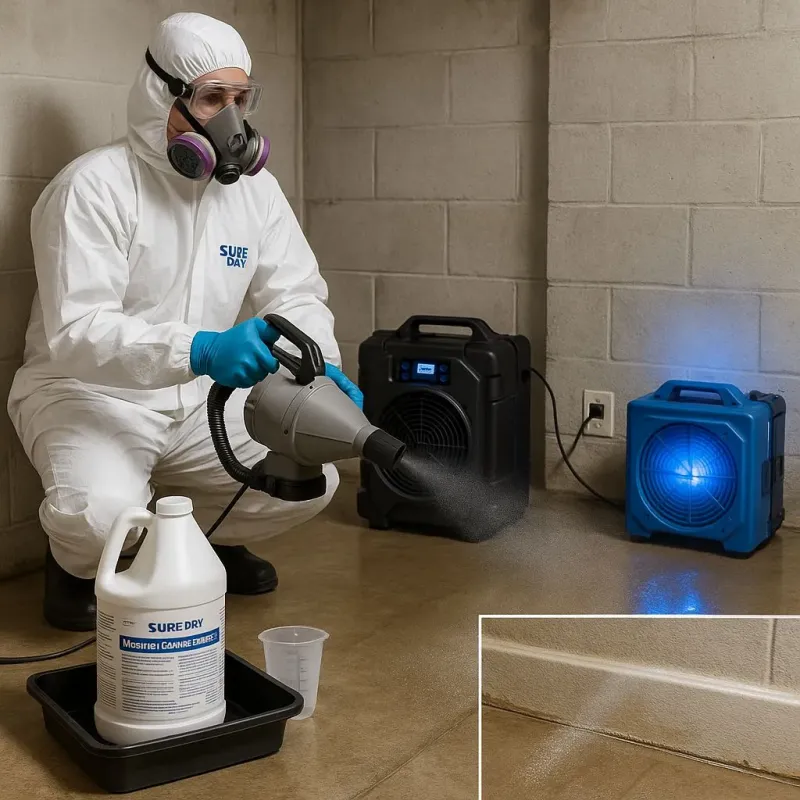 Sanitization and Odor Removal process in West Columbia, TX