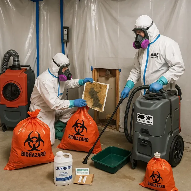 Contaminated Water Handling Protocols process in West Columbia, TX